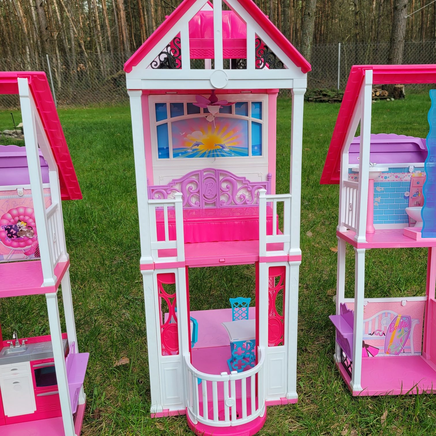 Duży domek Barbie z windą i mebelkami, Barbie