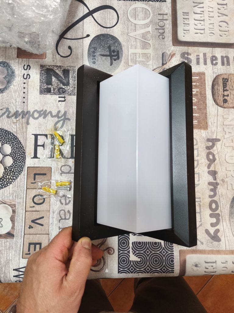 Luz de wall de exterior a prova de água em metal