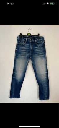 Niebieskie jeansy męskie Jack & Jones comfort Fit