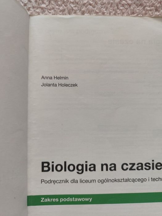 Biologia na czasie 1