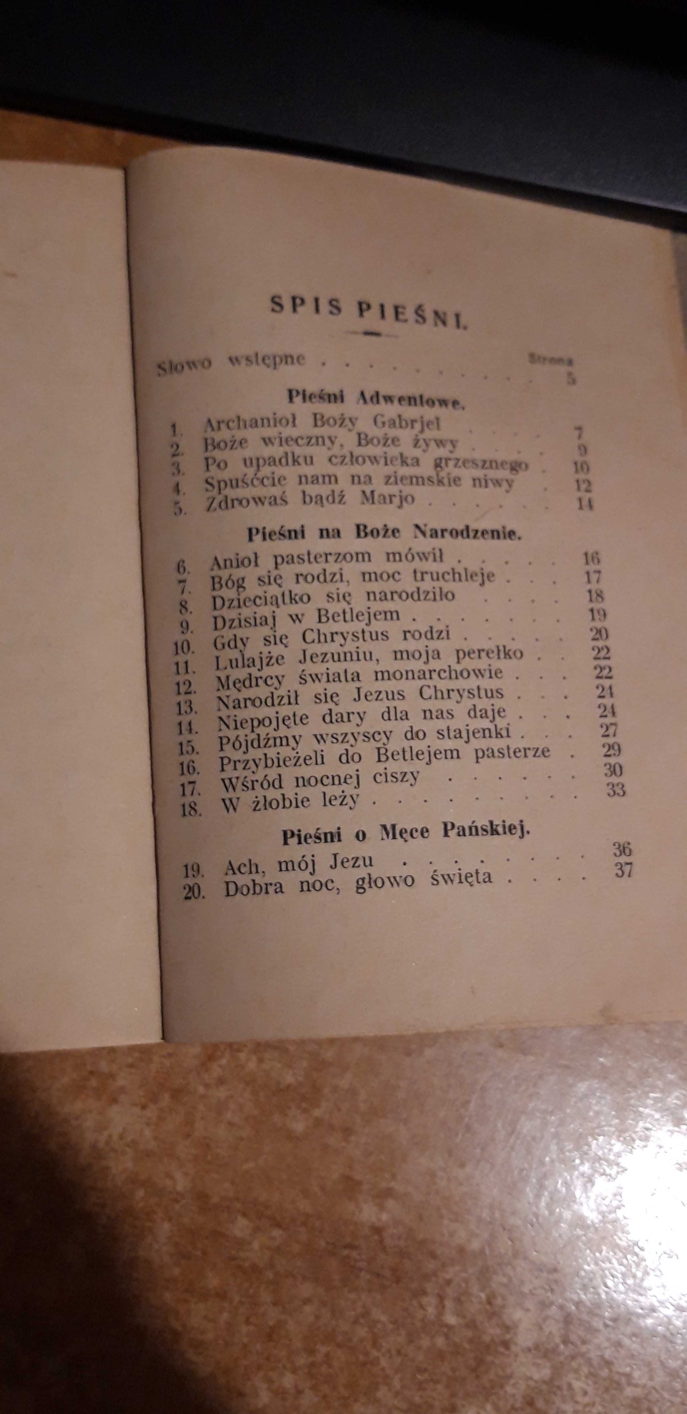 ZBIÓR PIEŚNI POBOŻNYCH -Ks.  Rankowski - Poznań 1928