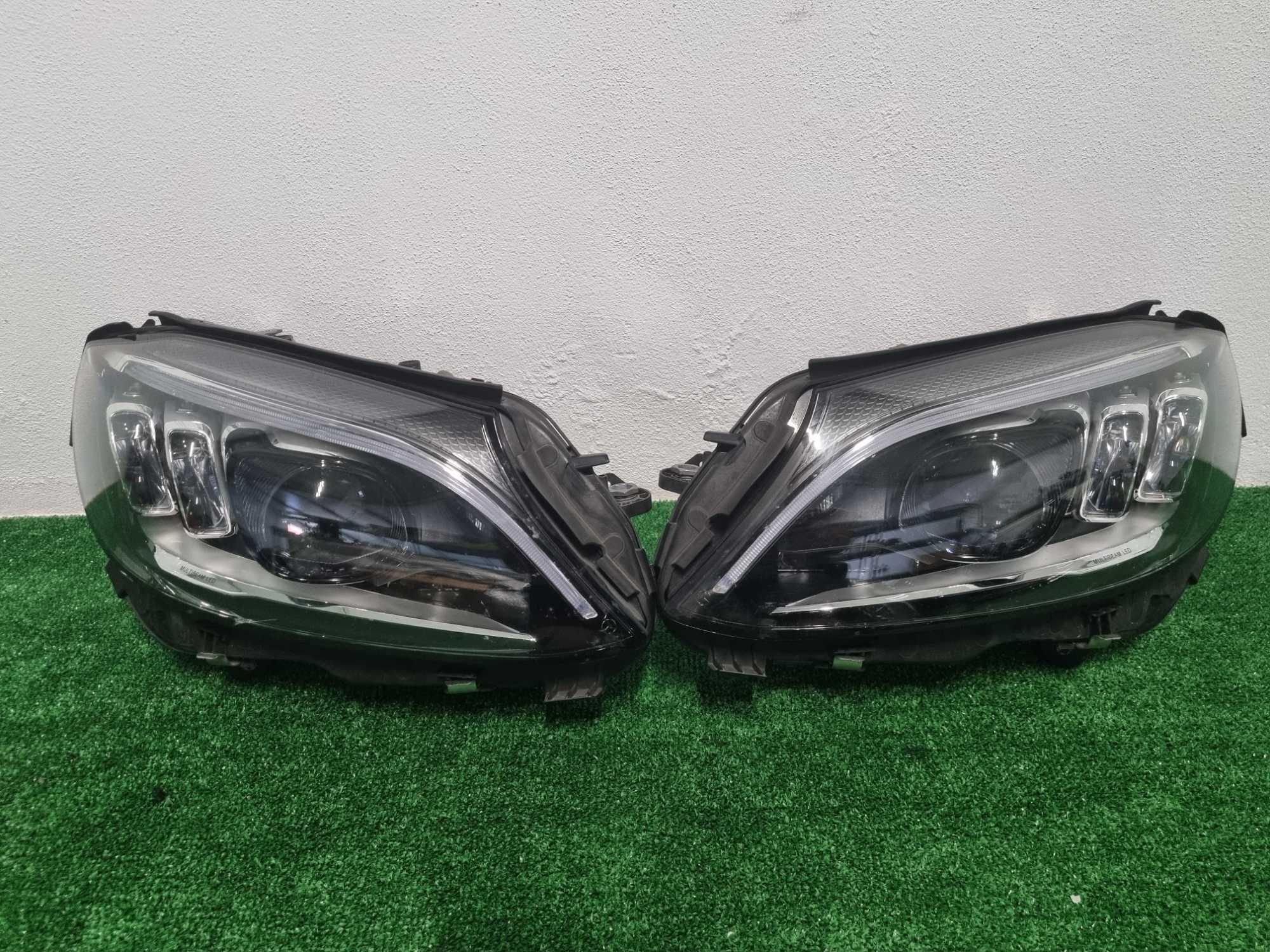 Conjunto Farol Ótica Mercedes W205 Multibeam Led Original
