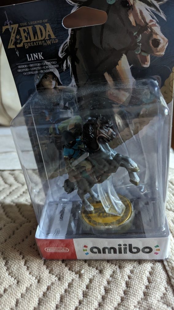 Amiibo Zelda Breath of the Wild Link Rider novo e selado