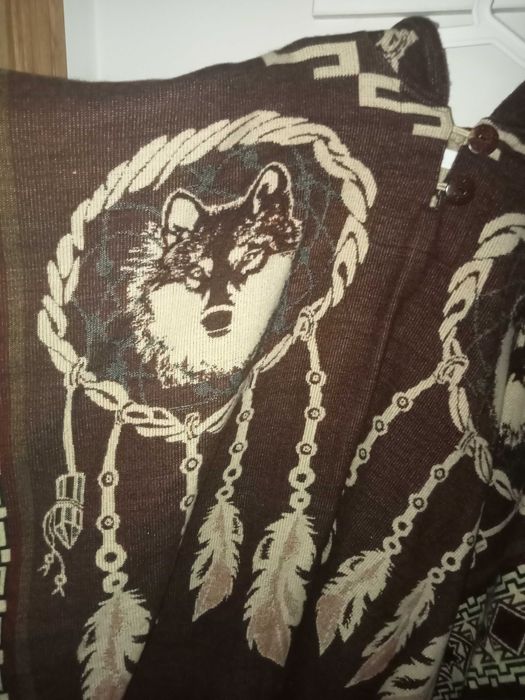 Poncho nativo de lã