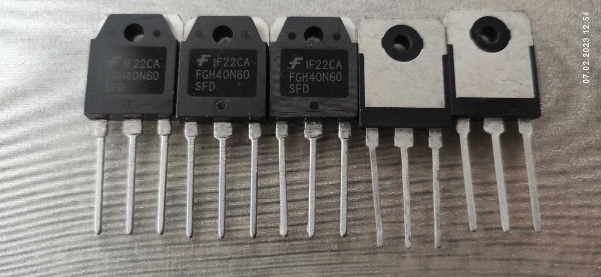 Транзистори FGH40N60;FGA40N65;FQPF20N60; MDF12N50; IRF1407
