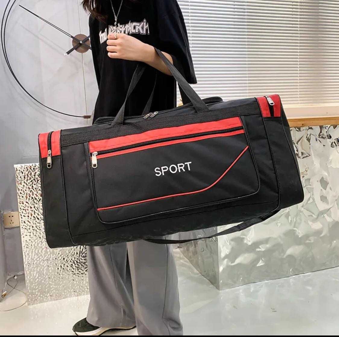 TORBA PODRÓŻNA sportowa 20l wielka z uchwytami solidny materiał