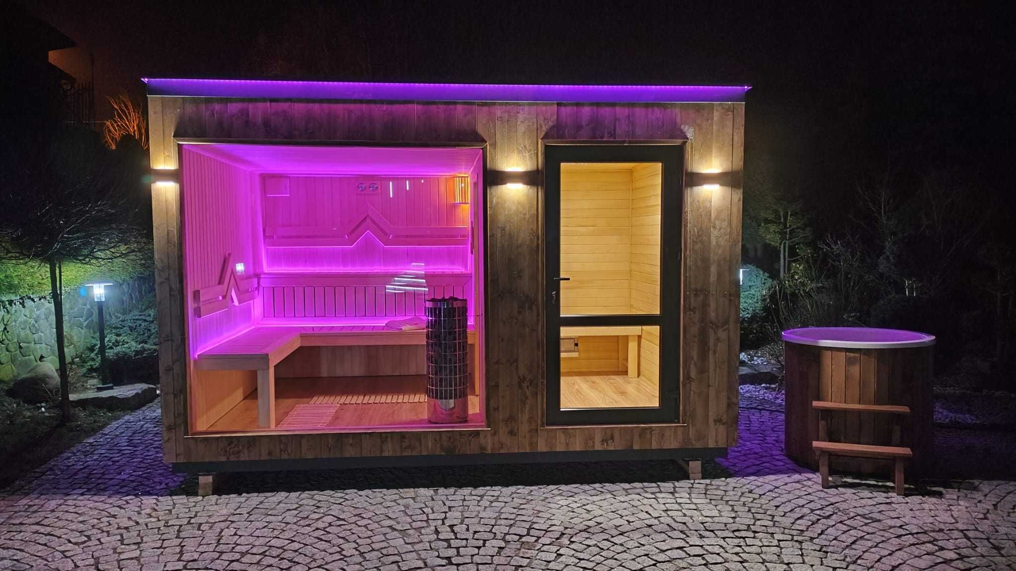 Sauna ogrodowa zewnętrzna Vegas Luxury Relaxroom
