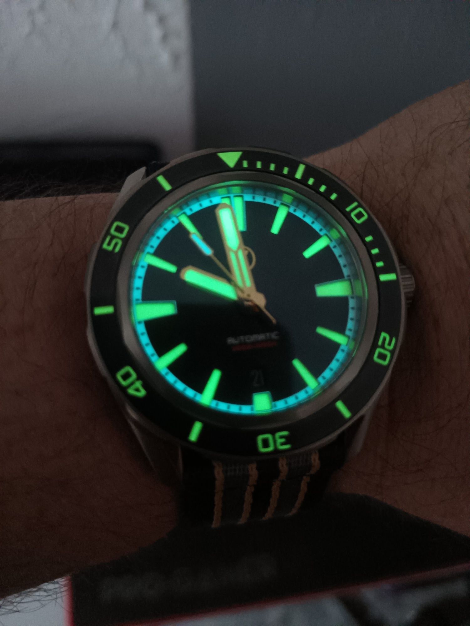 Promocja Zegarek Zelos Swordfish TI automatyczny diver nurek