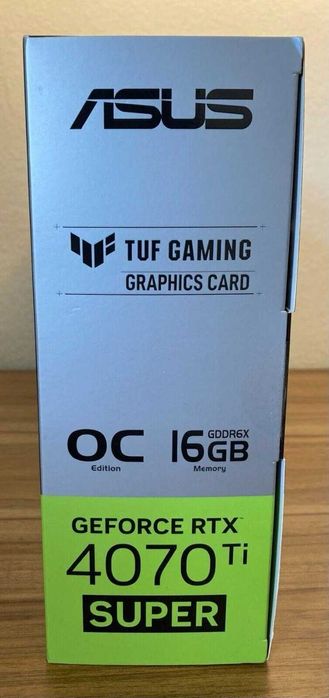 ASUS TUF RTX 4070 Ti SUPER 16GB — топова відеокарта в ідеалі
