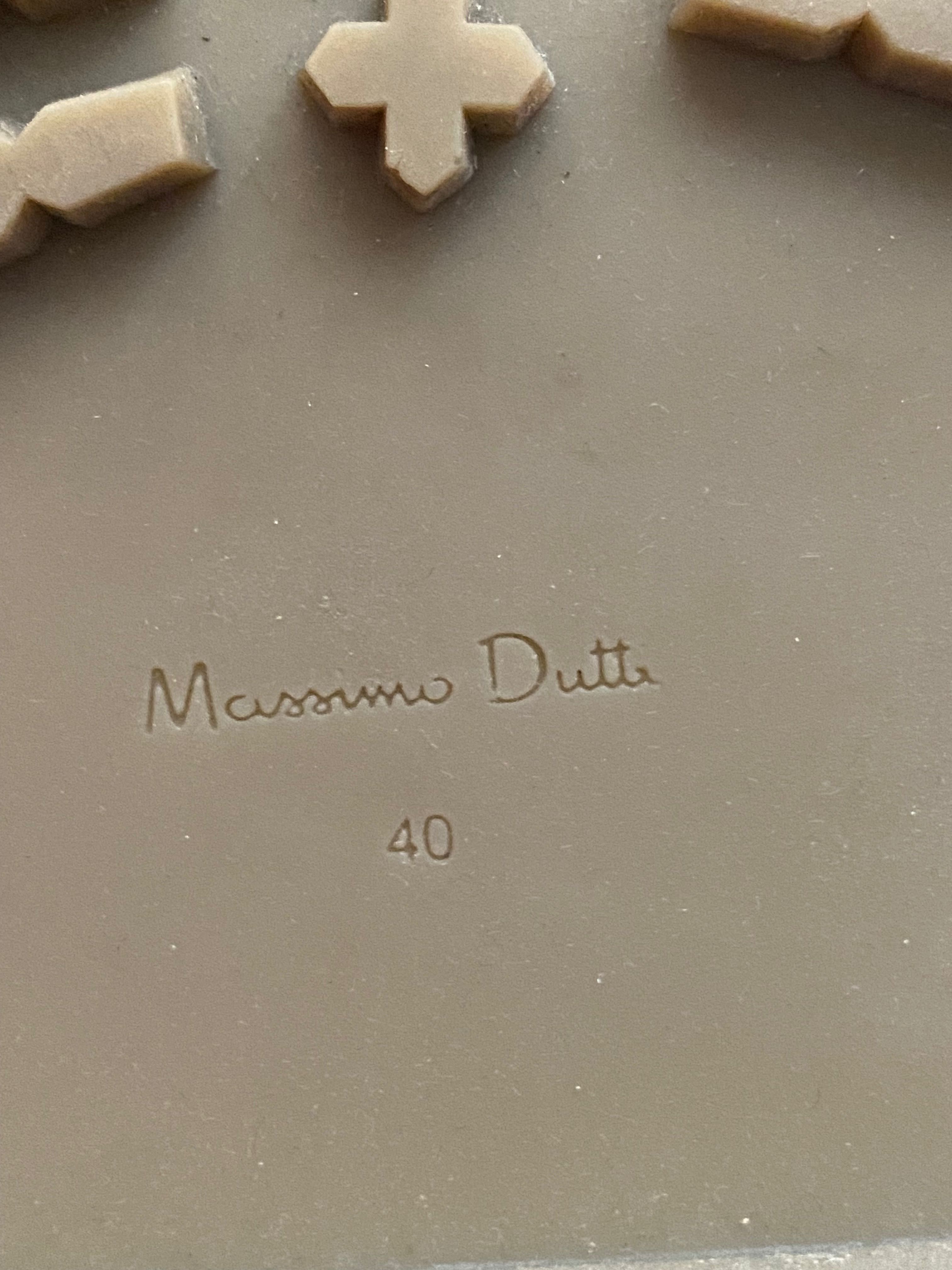 Шкіряні замшеві туфлі MASSIMO DUTTI, розмір 40