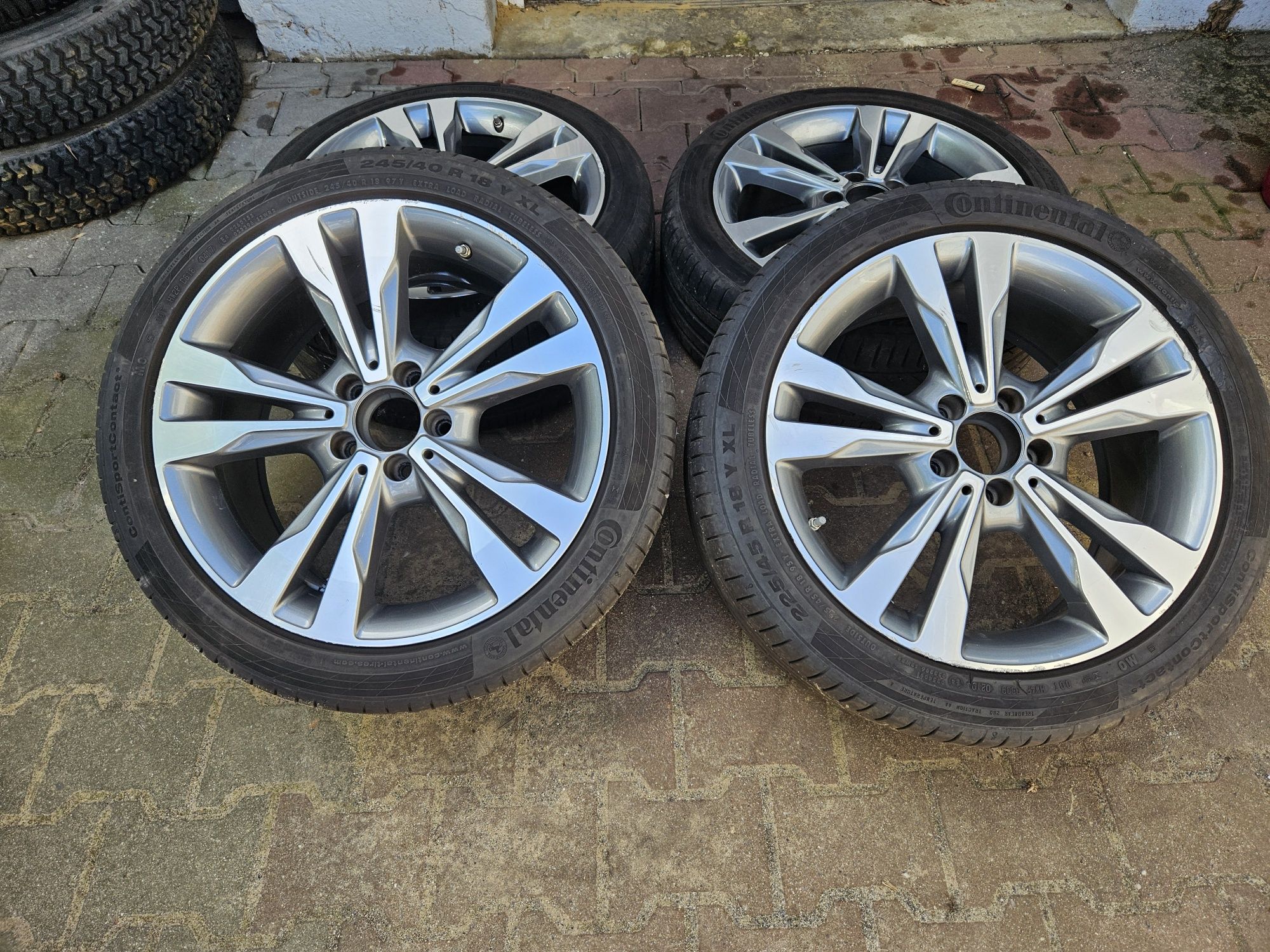 Oryginalne Felgi 18" Mercedes W205 C-Klasa 5x112 ET56 i ET44