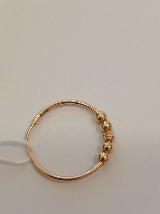 Сережки кільця золоті вживані з кульчиками