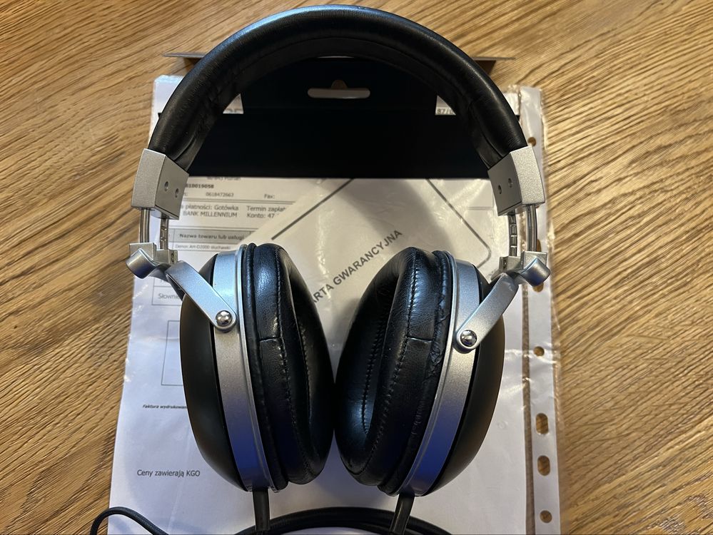 Denon AH-D2000 kultowe słuchawki audiofilskie stan kolekcjonerski