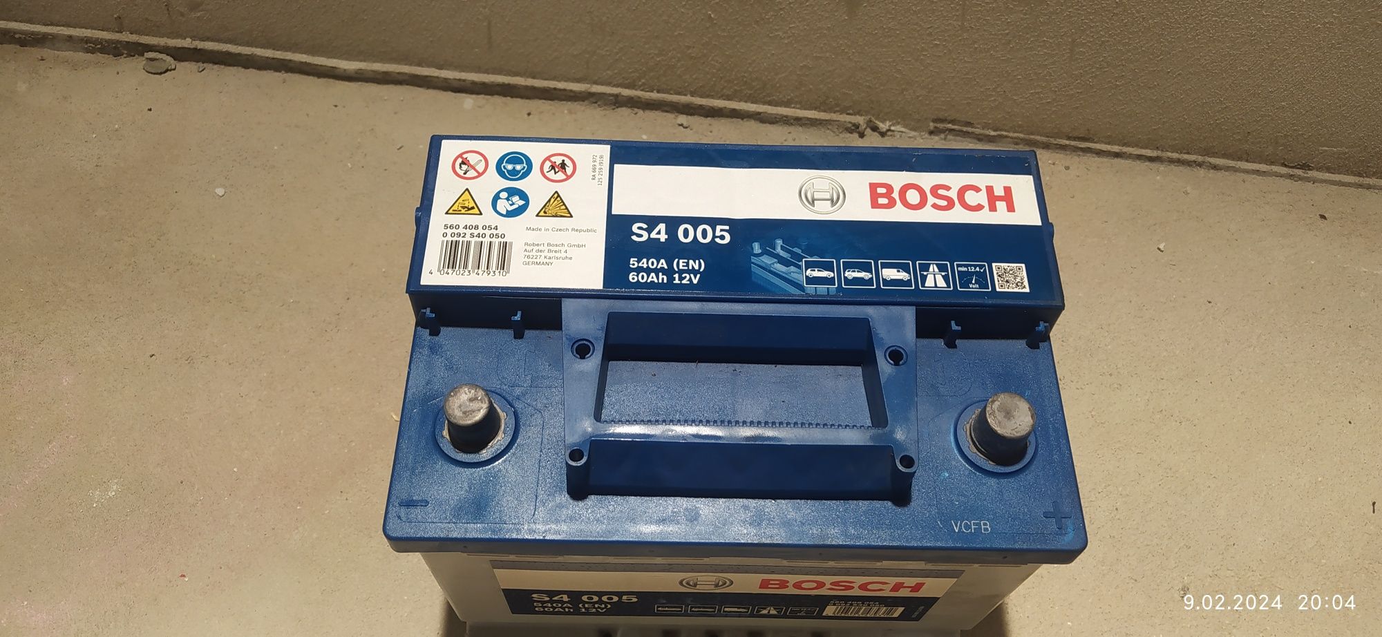 Akumulator Bosch 60Ah 540mA S4