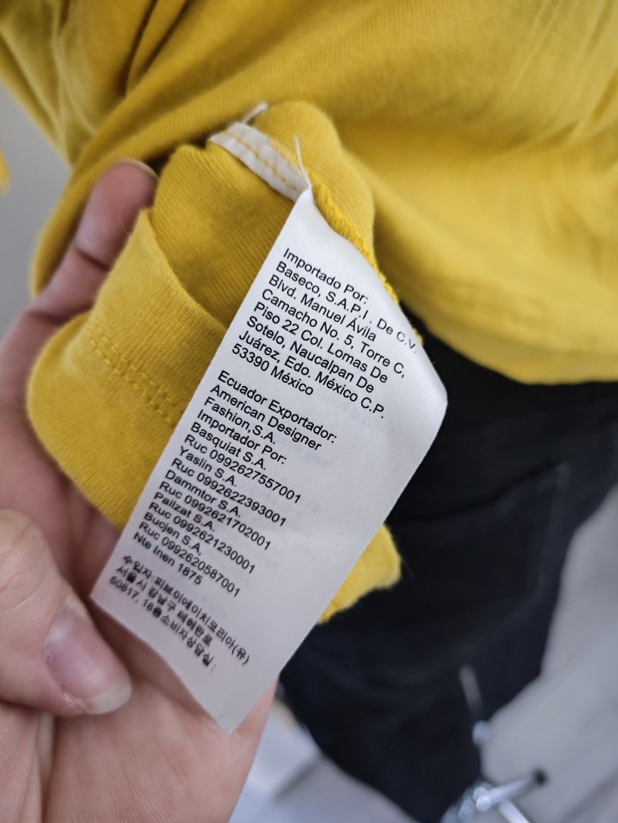 Bluzka Calvin Klein z ozdobnym zakładkowym przodem, rozmiar S