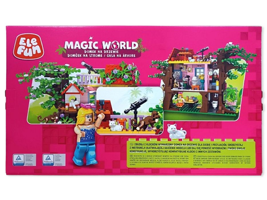 Klocki Elefun Magic World Domek na drzewie 8841