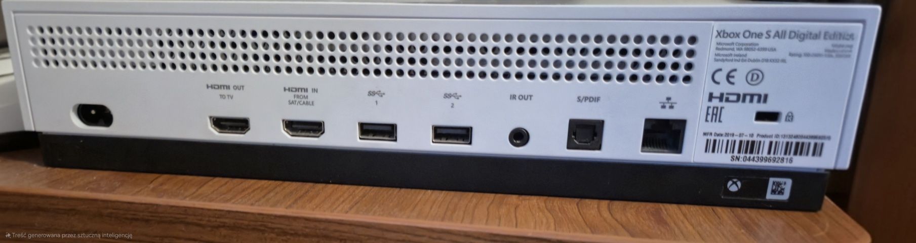 Xbox one w wersji all digital