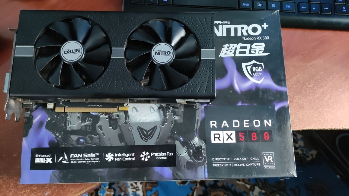 Продам Sapphire Nitro+ RX580 8Gb