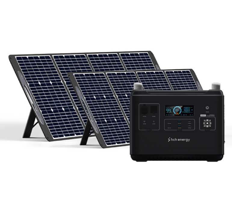 Комплект Зарядная станция Fich Energy + Солнечная панель