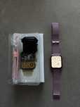 Elegancki Smart watch fiolet/róż