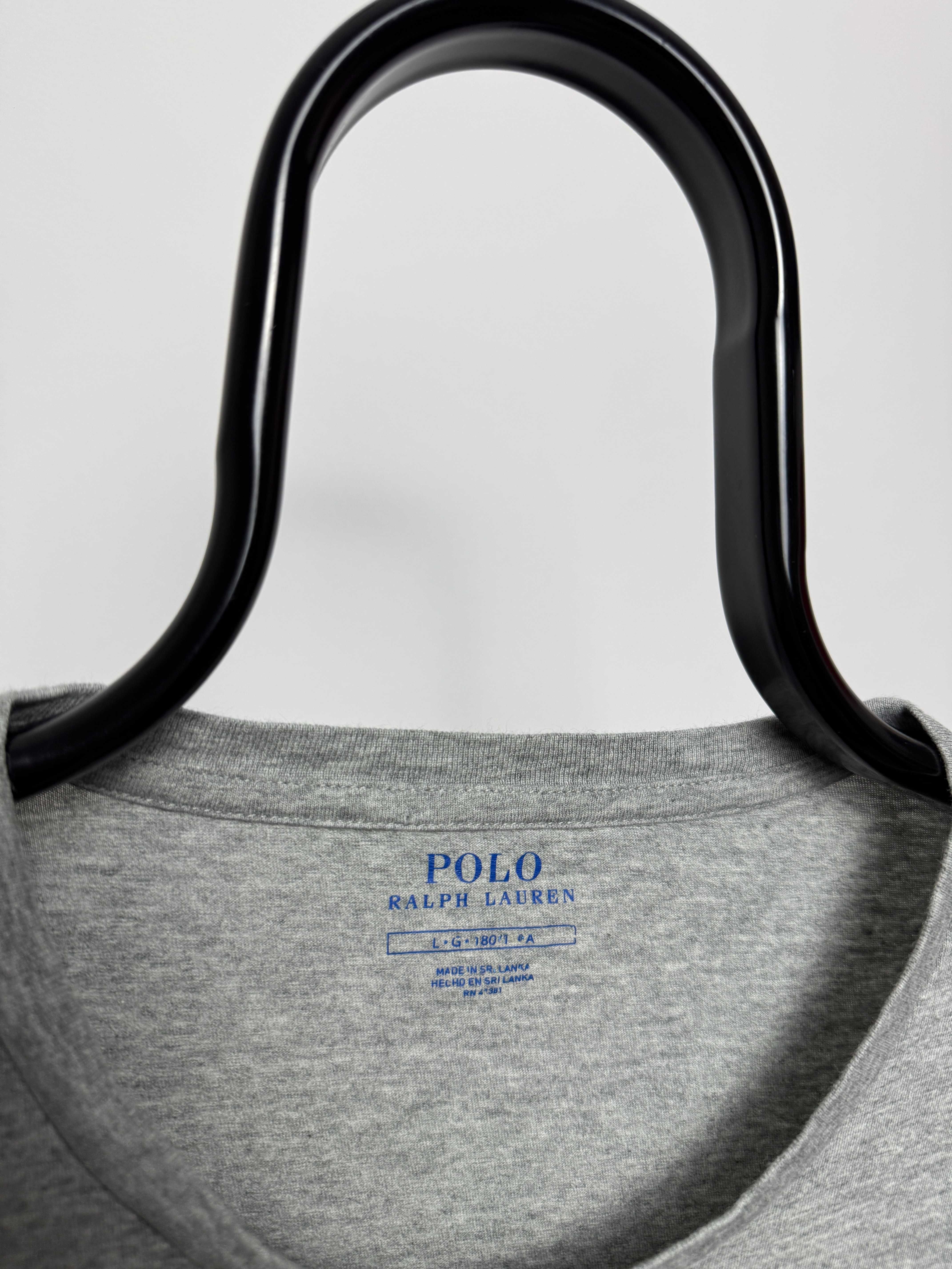 Koszulka męska polo Ralph Lauren z długim rękawem longsleeve basic