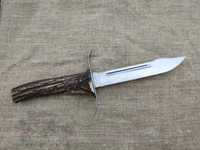 Stary nóż myśliwski okładzina z poroża