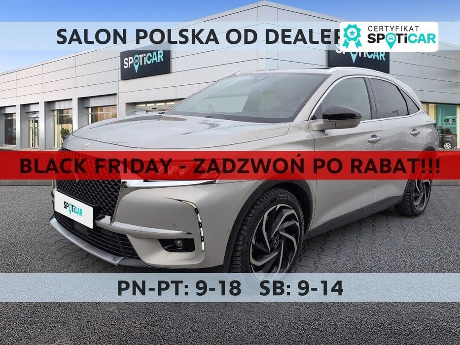 DS Automobiles DS 7 Crossback 1.6 E-Tense 4x4 Opera 300KM SalonPL Od Ręki Bogata Wersja Gwarancja