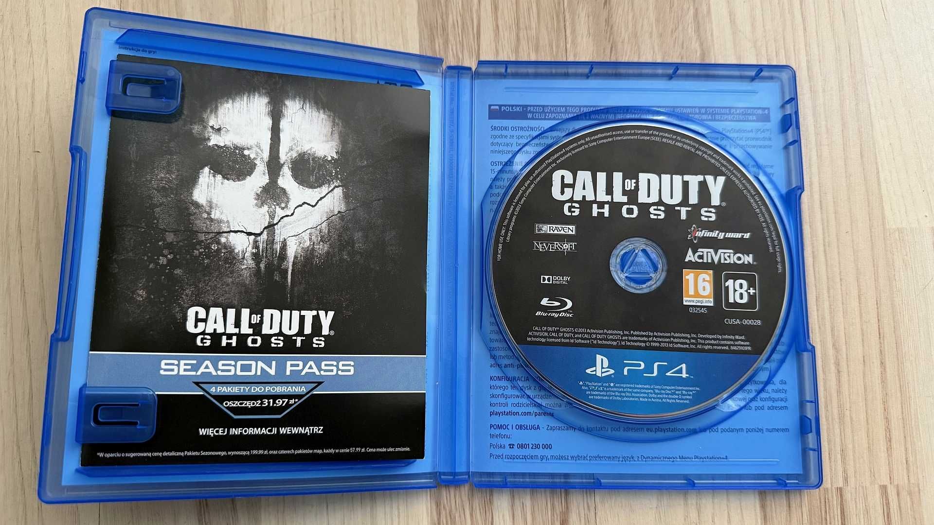 Call of Duty Ghosts PL PS4 CoD - zadbana!