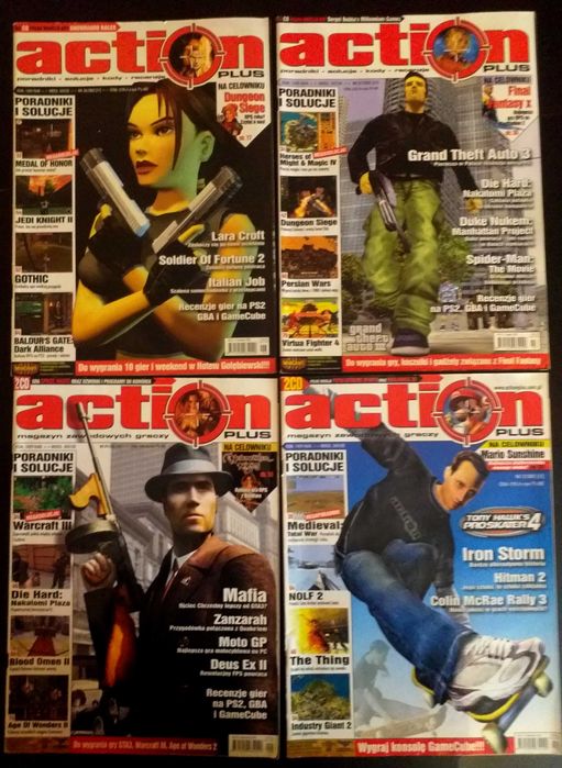 Action PLUS - czasopismo (archiwalne numery z 2002 roku)