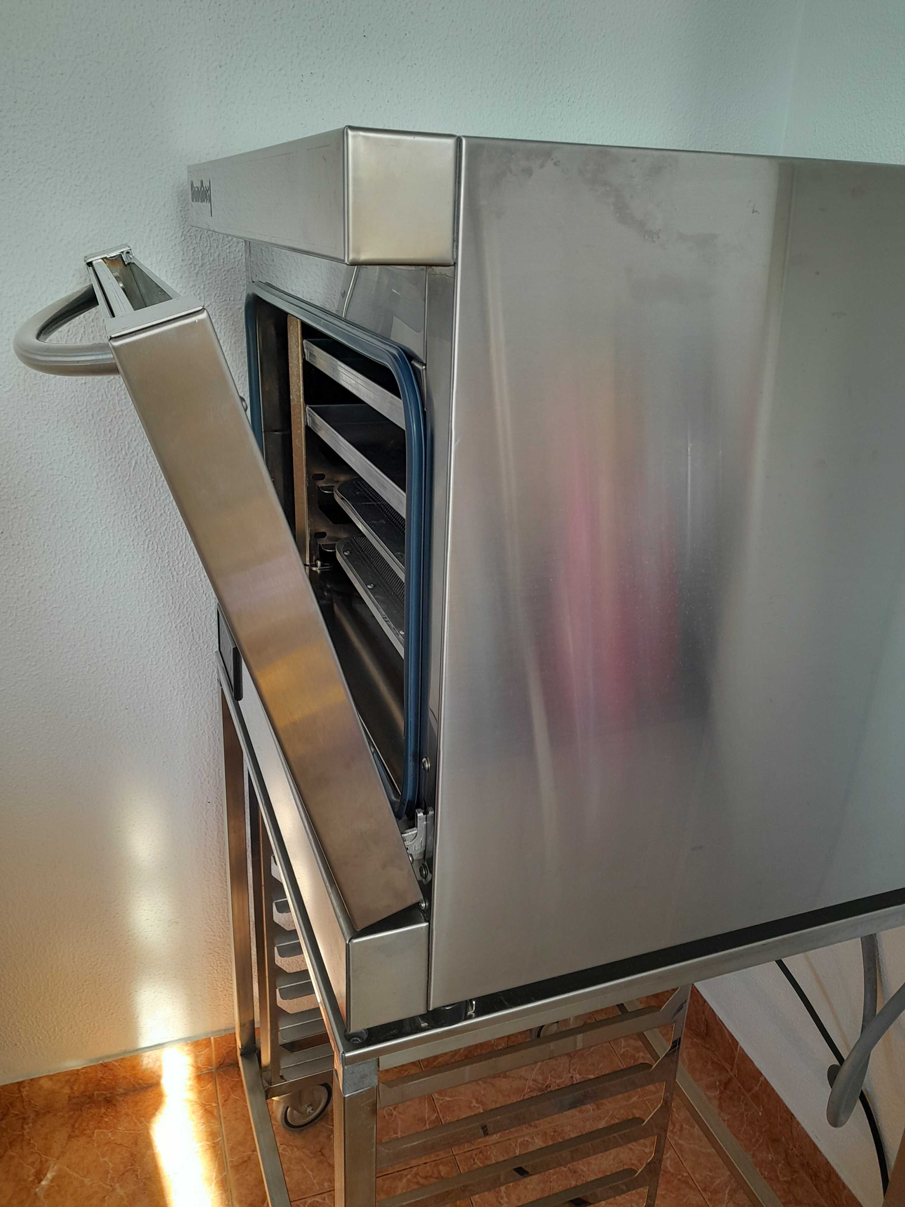 Forno Ramalhos Microram XS + móvel de suporte de tabuleiros