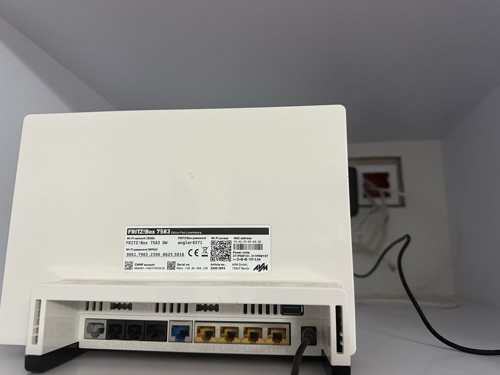 Fritz!Box 7583 мощный роутер VDSL/G.fast + Mesh Wi-Fi, Германия