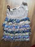 Zara - ŚLICZNA warstwowa sukienka boho /etno styl, rozm XS/S 34/36