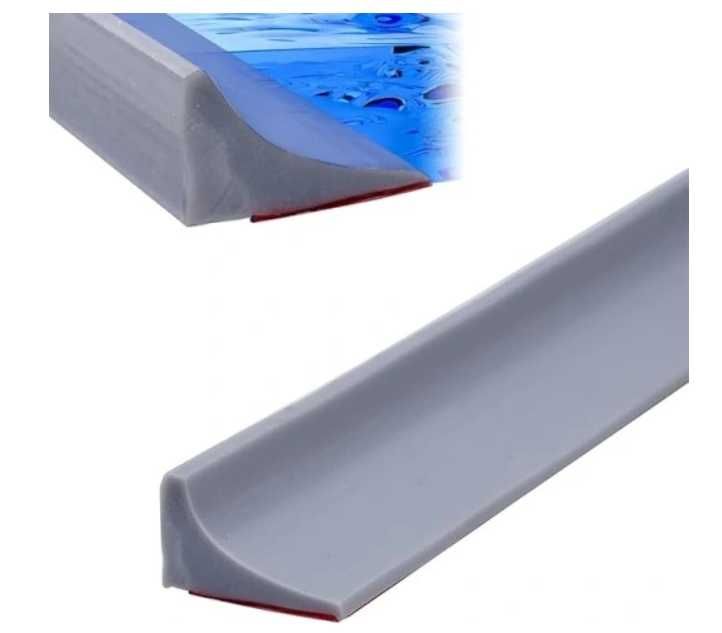 Próg prysznicowy 5 m – silikonowa uszczelka, samoprzylepna do kabiny