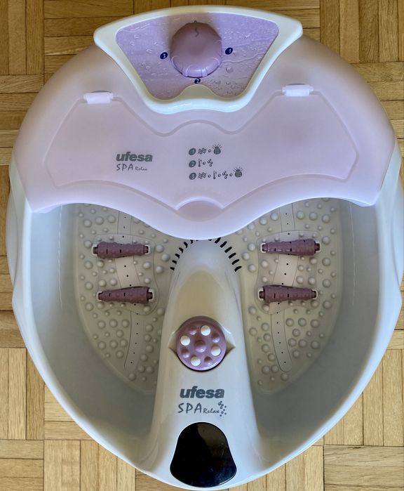 Banheira/Massajador pés UFESA c/ infravermelhos - nunca usada