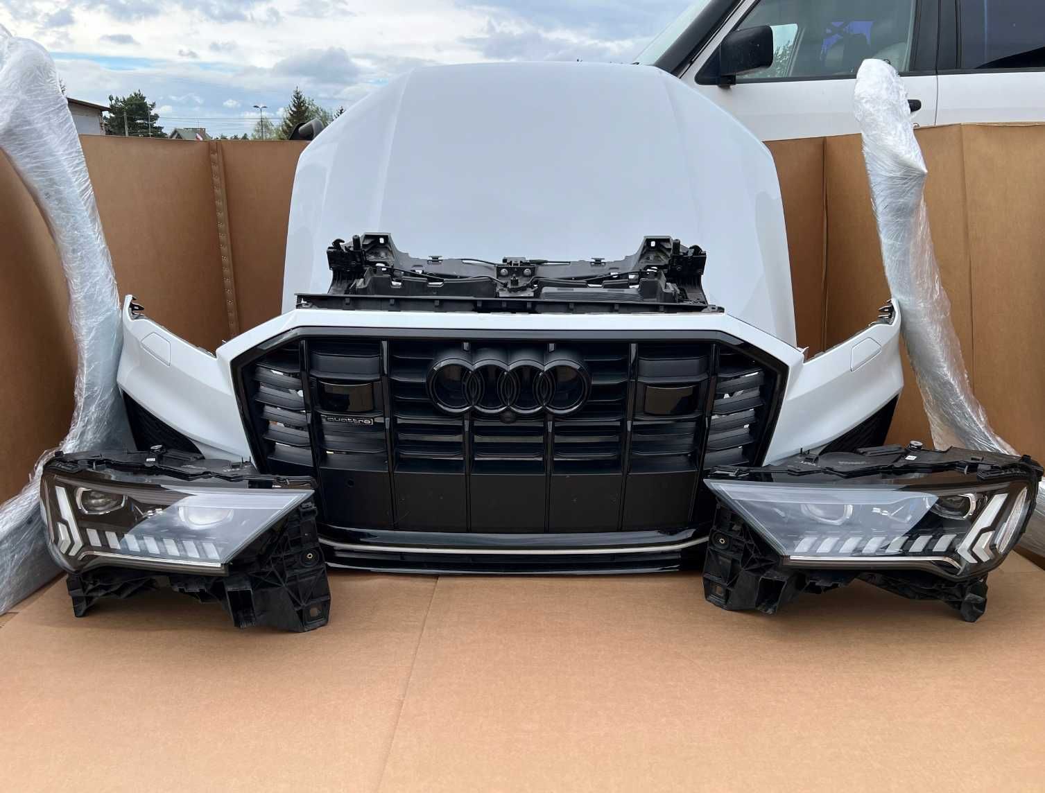 AUDI Q7 4M S-LINE рестайл бампер запчасти разборка AUDI Q7 4M S-LINE