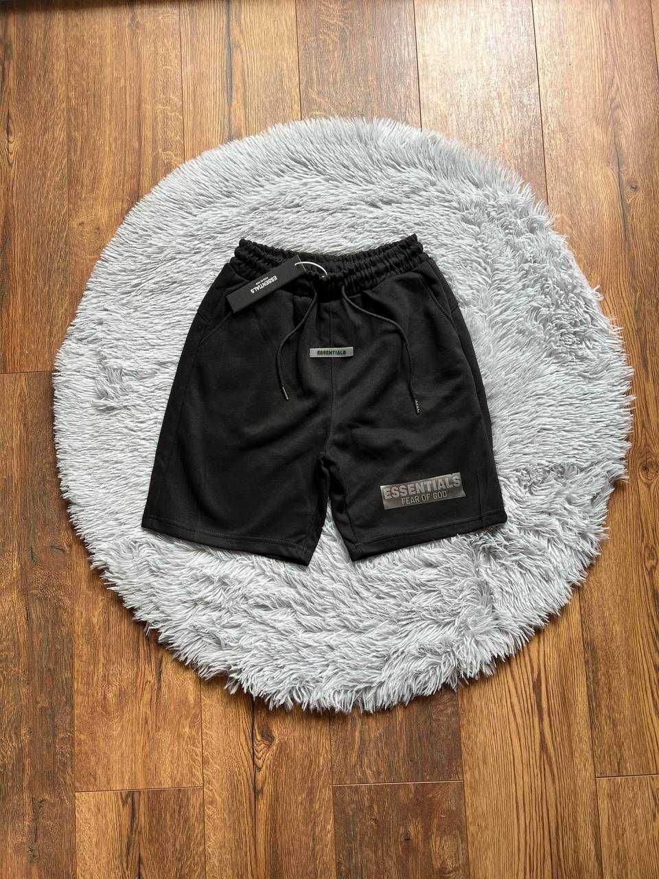 Essentials Szorty Czarne Black
