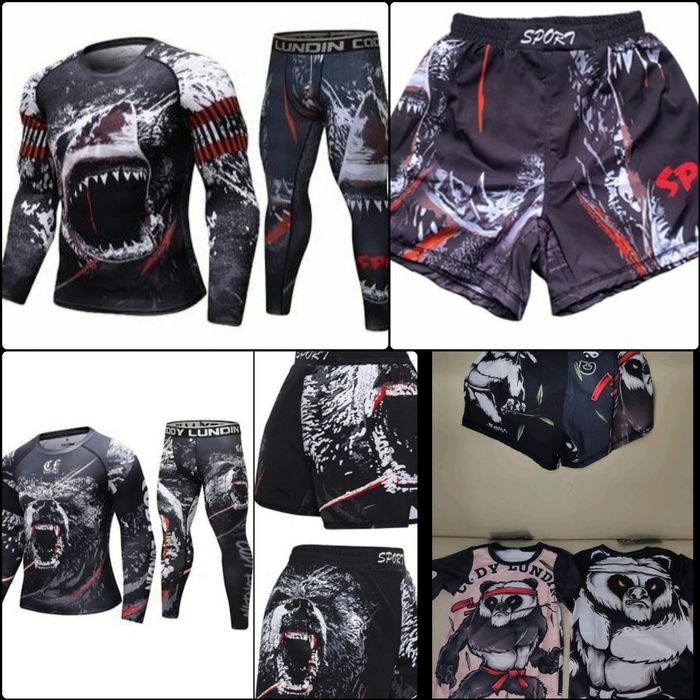 Компрессионный костюм cody lundin venum венум mma спортивная форма