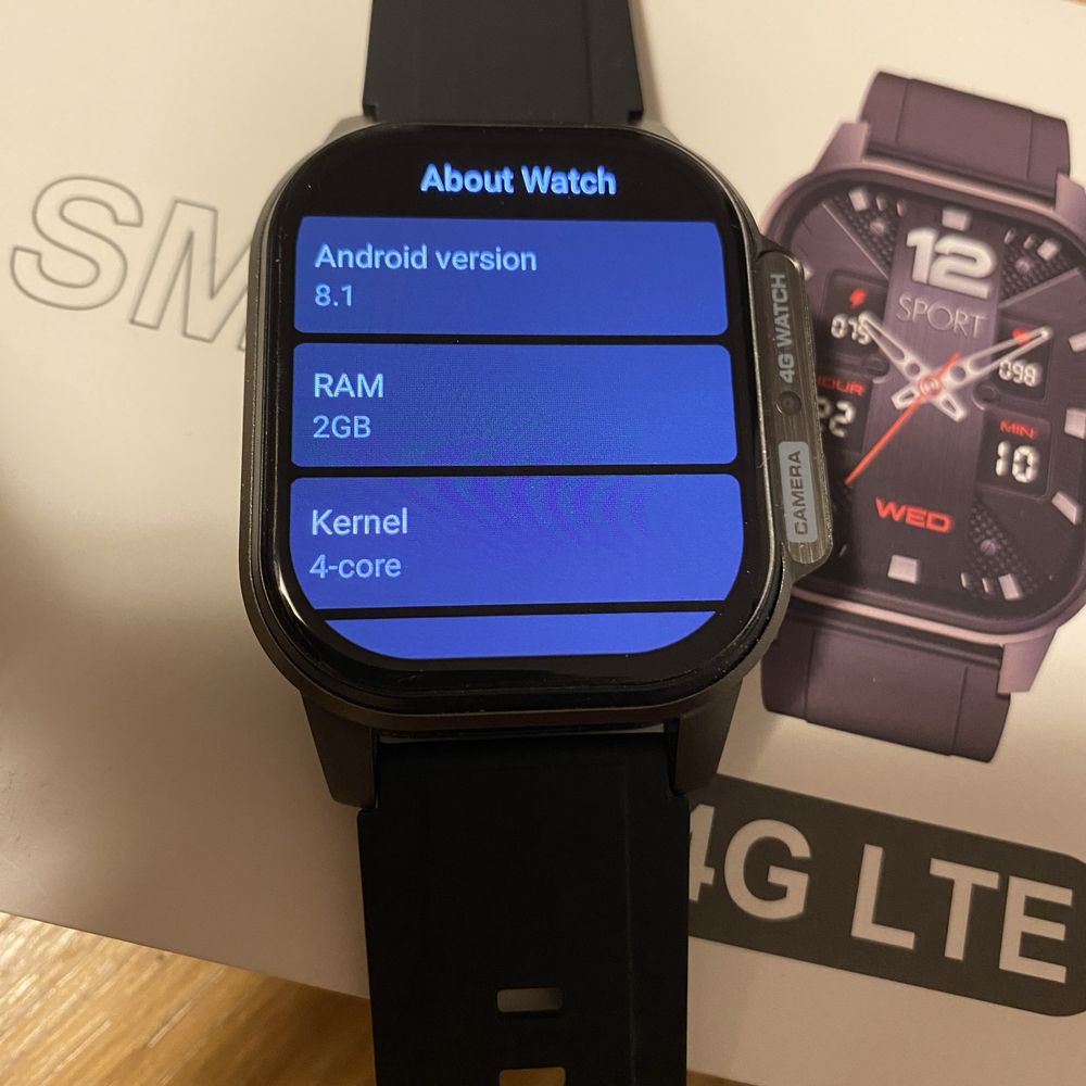 Rainbuvvy DM62 AMOLED 4G LTE Android 8.1 Smart Watch