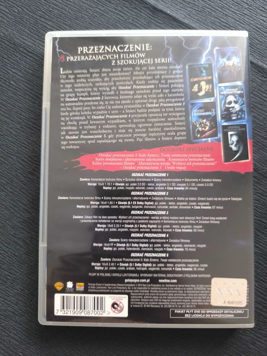 Oszukać przeznaczenie dvd kolekcja unikat!