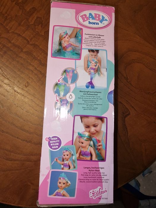 Boneca BABY BORN Sereia 43cm - NOVO (Caixa Danificada)