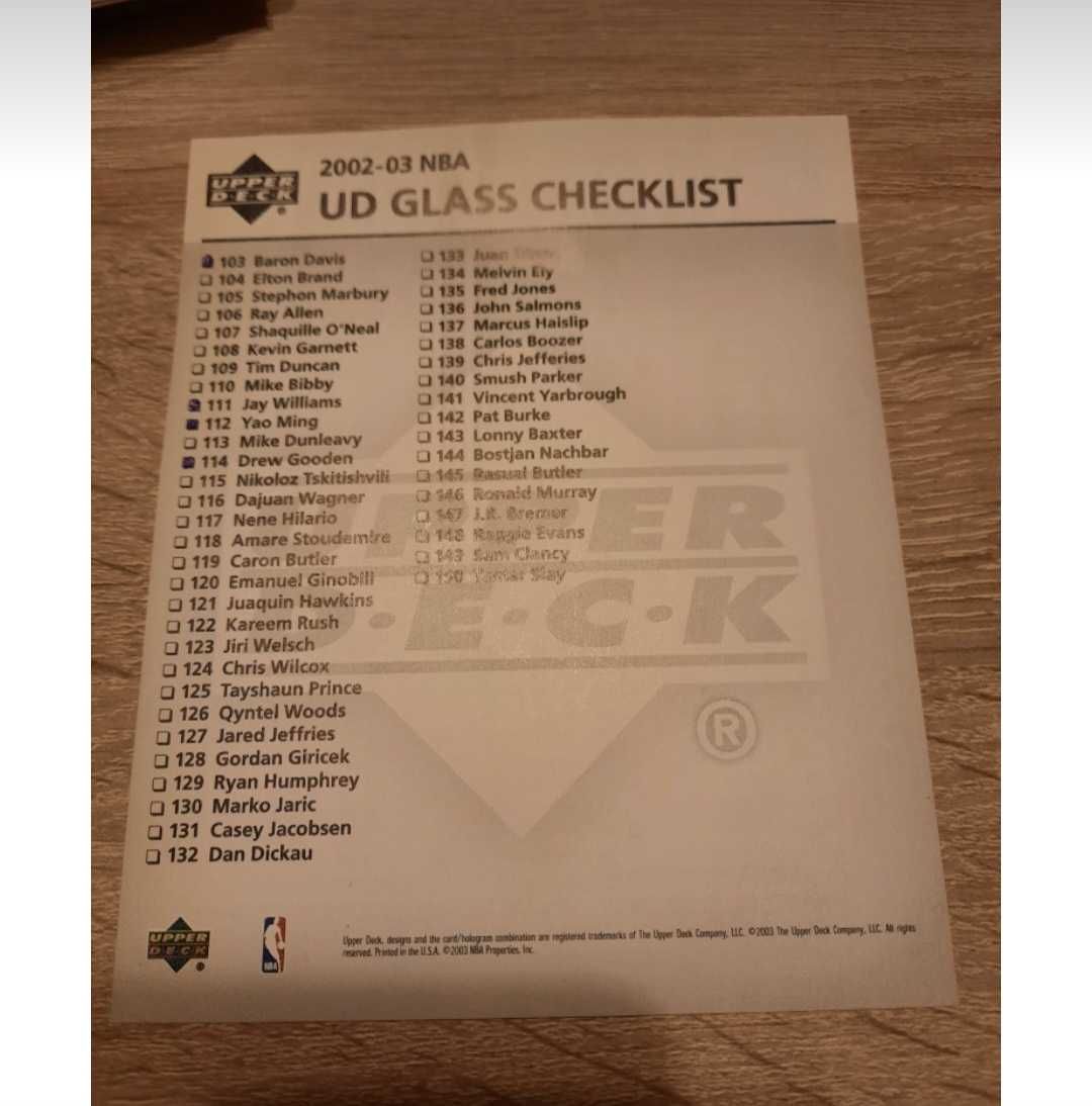2002-03 Upper Deck UD Glass Magnifying Glass Kobe Bryant Box Topper