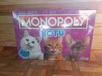 Gra monopoly koty - zafoliowana, polska wersja językowa