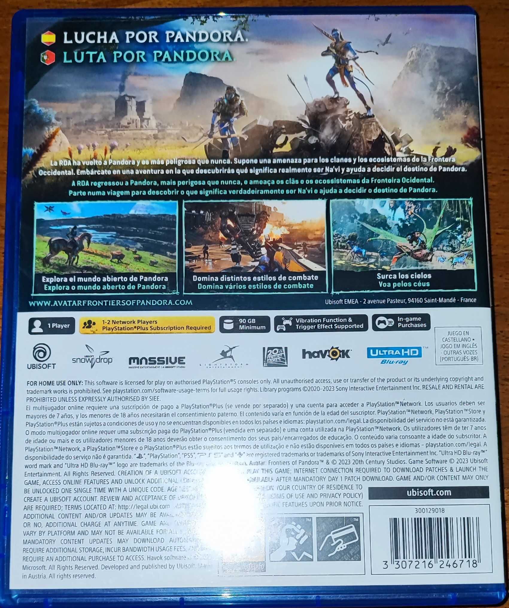 Avatar Frontiers of Pandora PS5 - Ler Descrição c/ OfertaPortesNormais