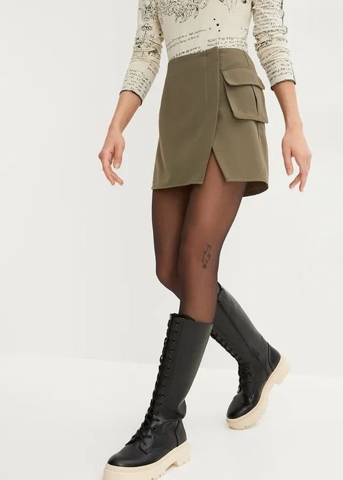 B.P.C mini spódnica zielona r.46