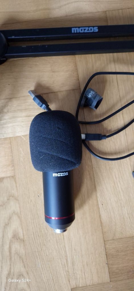 Statyw biurkowy Mozos SB36 + Mikrofon Mozos USB MKIT - 900PRO Gamer