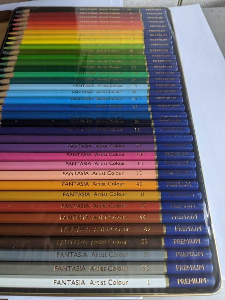 Premium artist colour pencils 36 шт Fantasia Индонезия