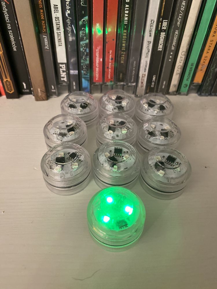 Lampki led z pilotem. Podswietlenie figurek