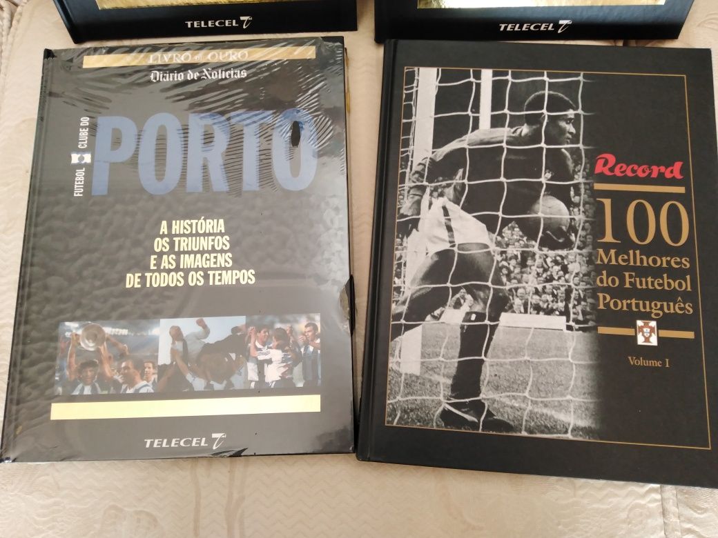 5 Livros sobre Futebol. Benfica, Sporting e Porto