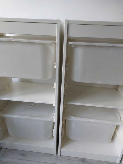 IKEA TROFAST Regał z pojemnikami biały