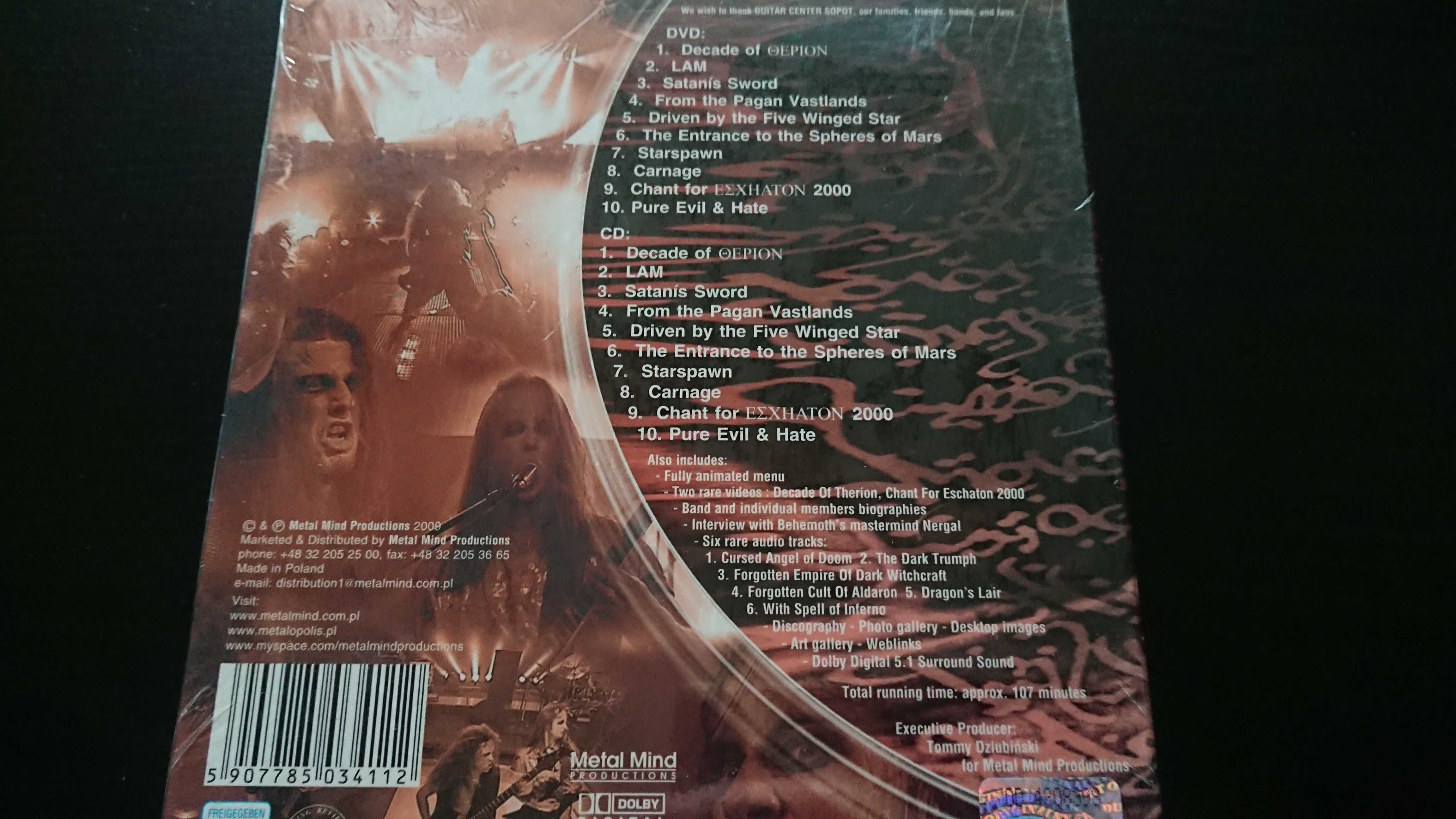 Behemoth Live ΕΣΧΗΑΤΟΝ The Art Of Rebellion CD+DVD *NOWA* Limit 2000